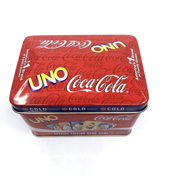 2004 Coca-Cola UNO Playing Cards w/Special Edition Collector Tin Sealed Decks - Picture 9 of 9